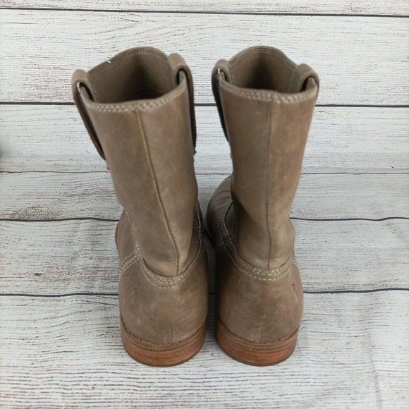 Frye Womens Anna Shortie Boots Size 8M Tan Ash Leather 3479261 - Picture 5 of 8